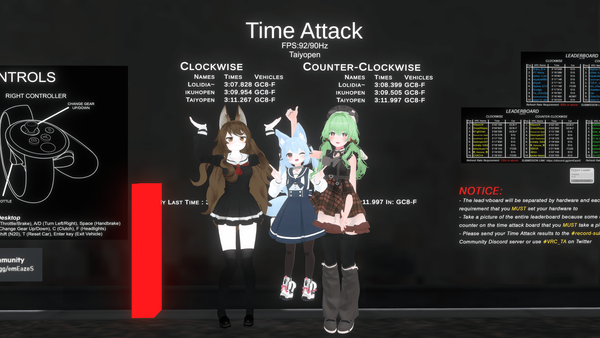 [VRChat]開車-Akina Lake上榜
